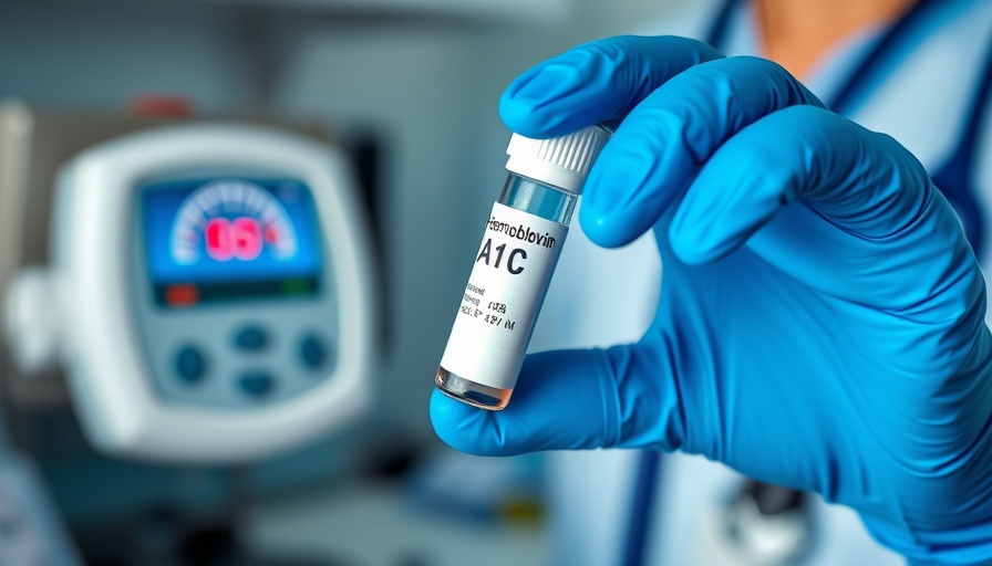 Blood test detects stroke: Hemoglobin A1C test with cholesterol meter.