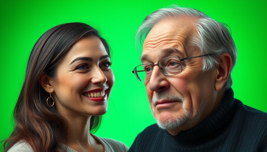 Reverse aging concept with contrasting faces, reverse aging with diet.