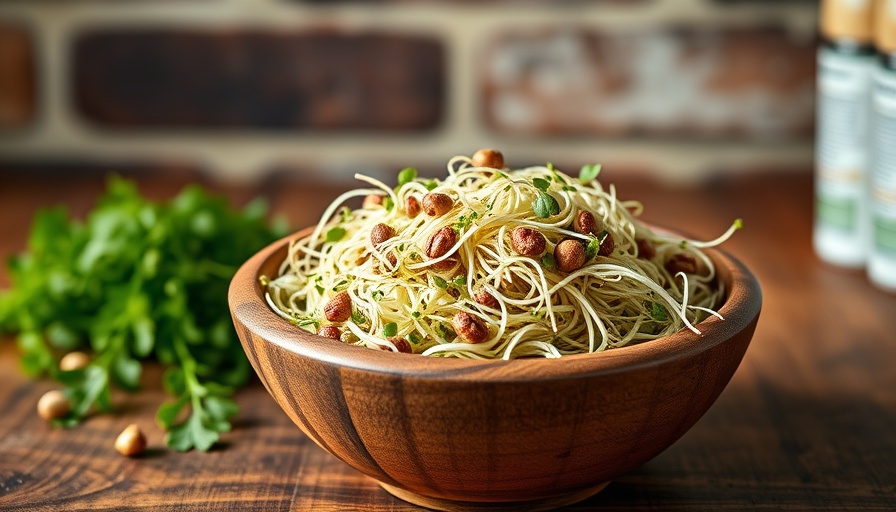 Nutty superfood sprouts rich in vitamin C for health benefits.