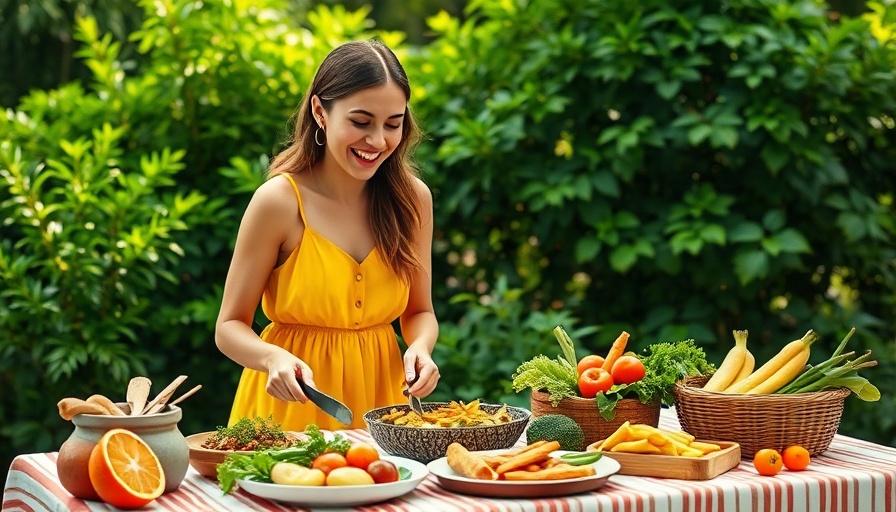 Celebrate the Summer Solstice with an outdoor feast in a lush garden.
