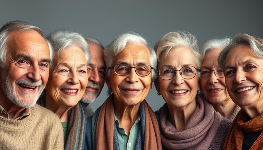Healthy aging after 90 represented by diverse older individuals smiling.