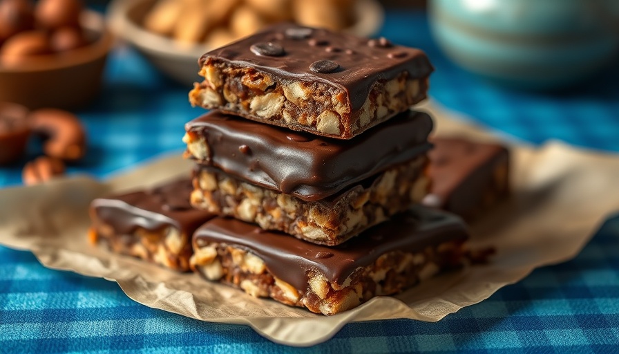 Vegan Nutty Buddys close-up with chocolate coating on parchment.