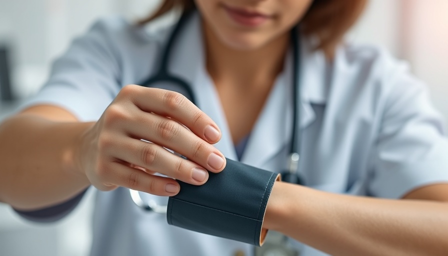 Healthcare worker checking blood pressure, obesity health impacts.