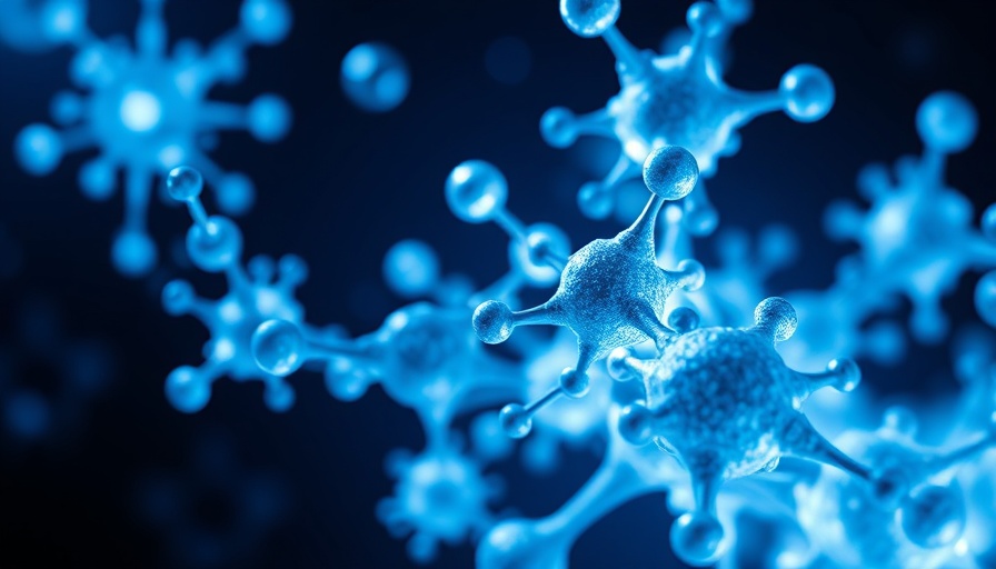 Futuristic sci-fi molecular hydrogen visualization.