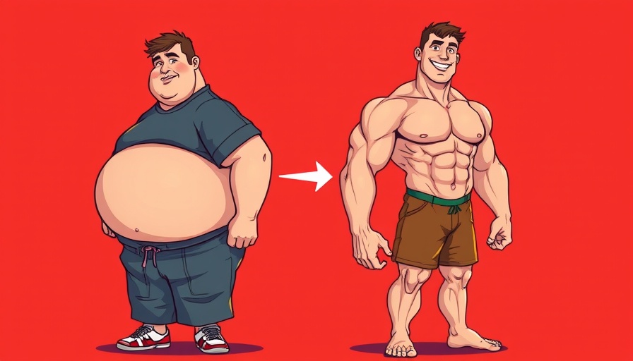 Low Testosterone Causes and Solutions illustration of physical transformation.