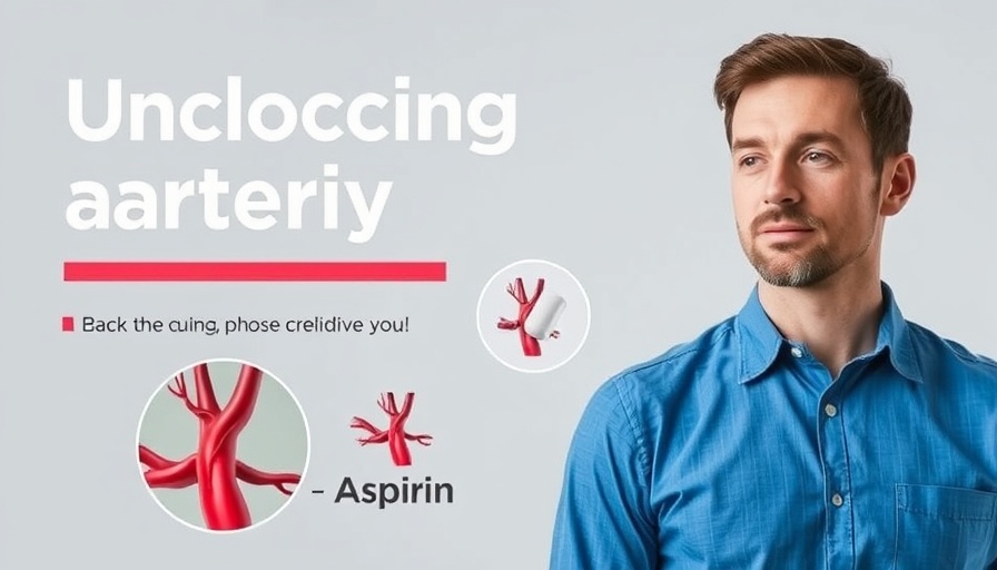 Graphic of artery health compared to aspirin for best food to unclog arteries.