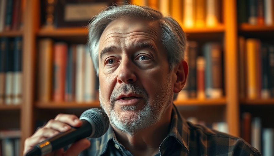Middle-aged man discussing one meal a day for weight loss in a warm-lit setting.