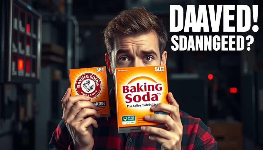 Concerned man questions baking soda health benefits and risks.