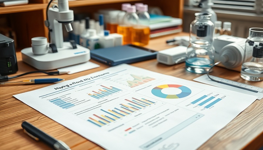 MAHA Commission report on food toxins with charts and graphs on a desk.