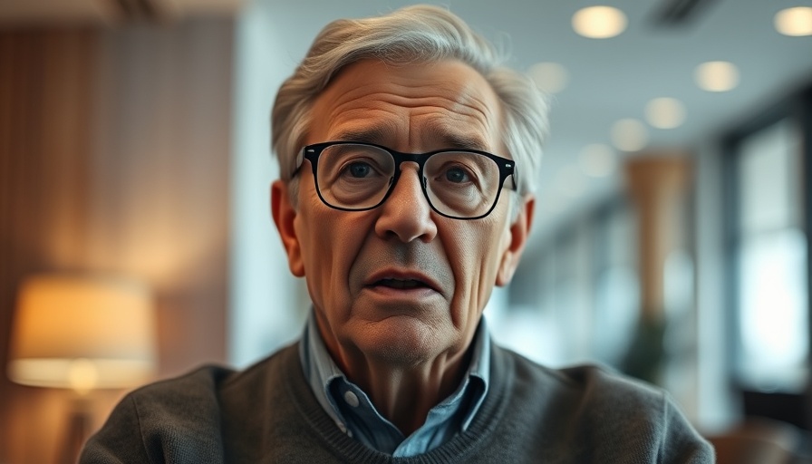 Man discussing natural sleep remedies, indoors, soft lighting.