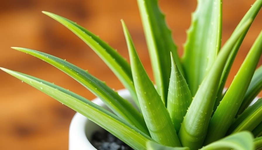 Lush aloe vera plant highlighting benefits of aloe vera.