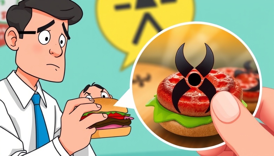 RFK Jr. warns of dangerous foods with animated graphic.