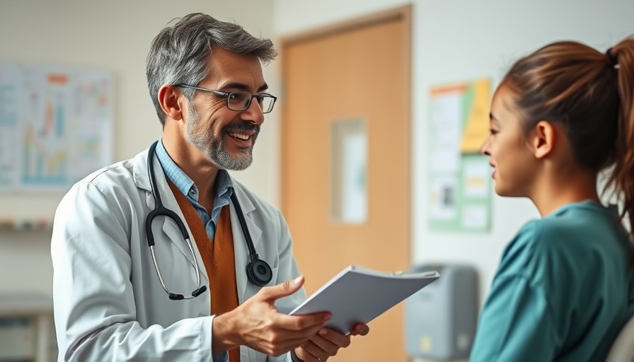 Compassionate medical care in a clinic setting for minors.