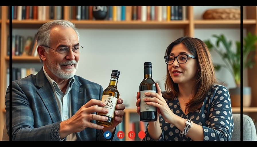 Video call discussing high-quality olive oil options