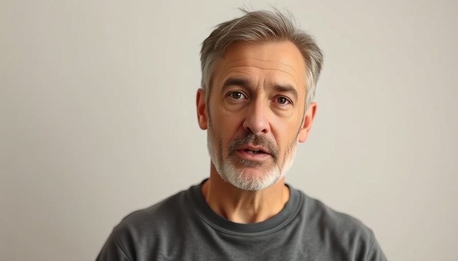 Middle-aged man discussing anti-inflammatory remedies