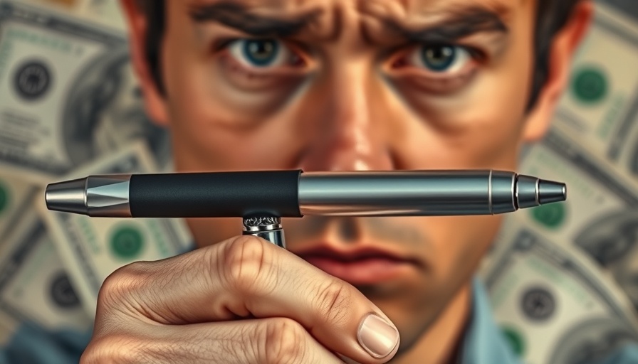 Ozempic pen held close up with concern, highlighting costs.