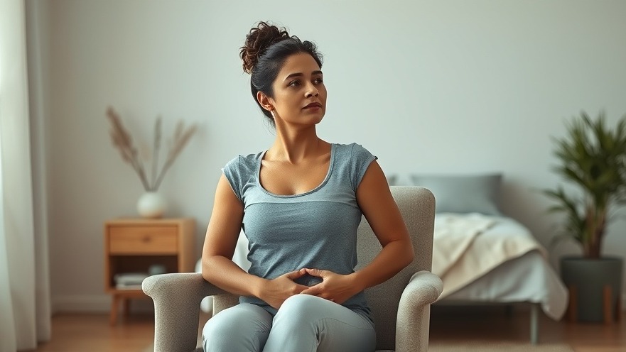 Hispanic woman doing quick home workouts in a minimalist bedroom, promoting daily exercise tips.