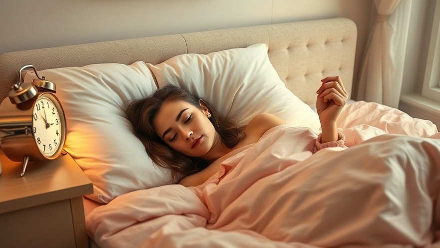 Woman following the 5 Second Rule in morning routines, cozy bedroom setting.
