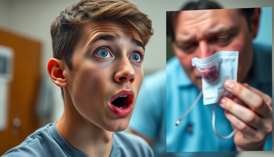 Man surprised by a medical procedure in shocking ER visits.