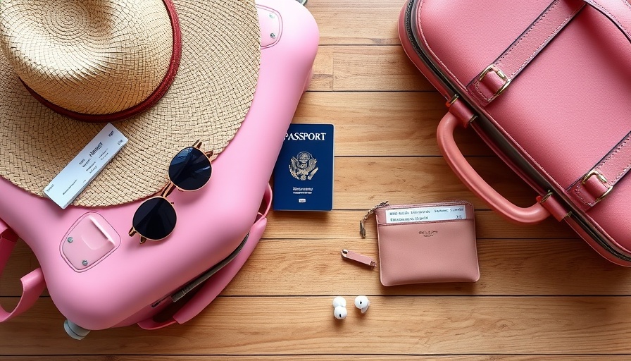 Travel Wellness Must-Haves: Stylish essentials for a wellness-focused trip.