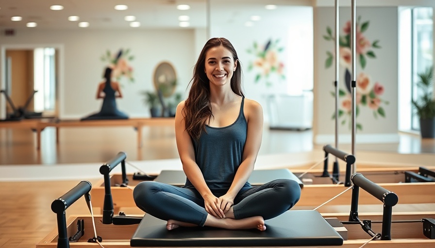 Woman in fitness studio capturing her workout, best fitness routines for professionals.