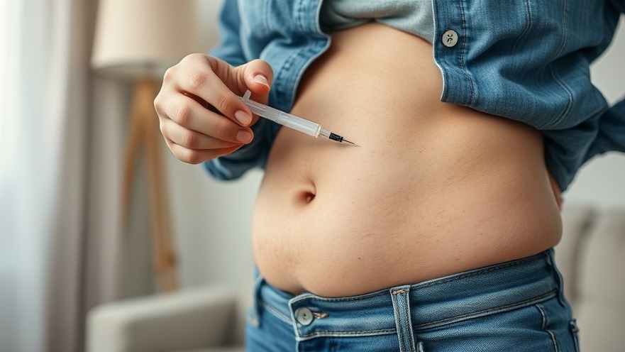 Close-up of a woman injecting diabetes treatments, showcasing health risks in senior health.
