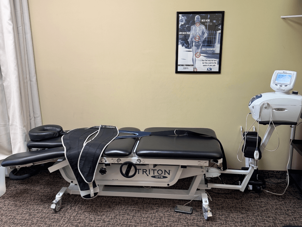 Triton DTS used by auto injury chiropractor, Dr. Laith Arabi D.C.