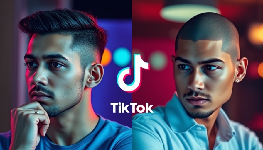 Health TikTok reactions featuring two individuals with TikTok logo.