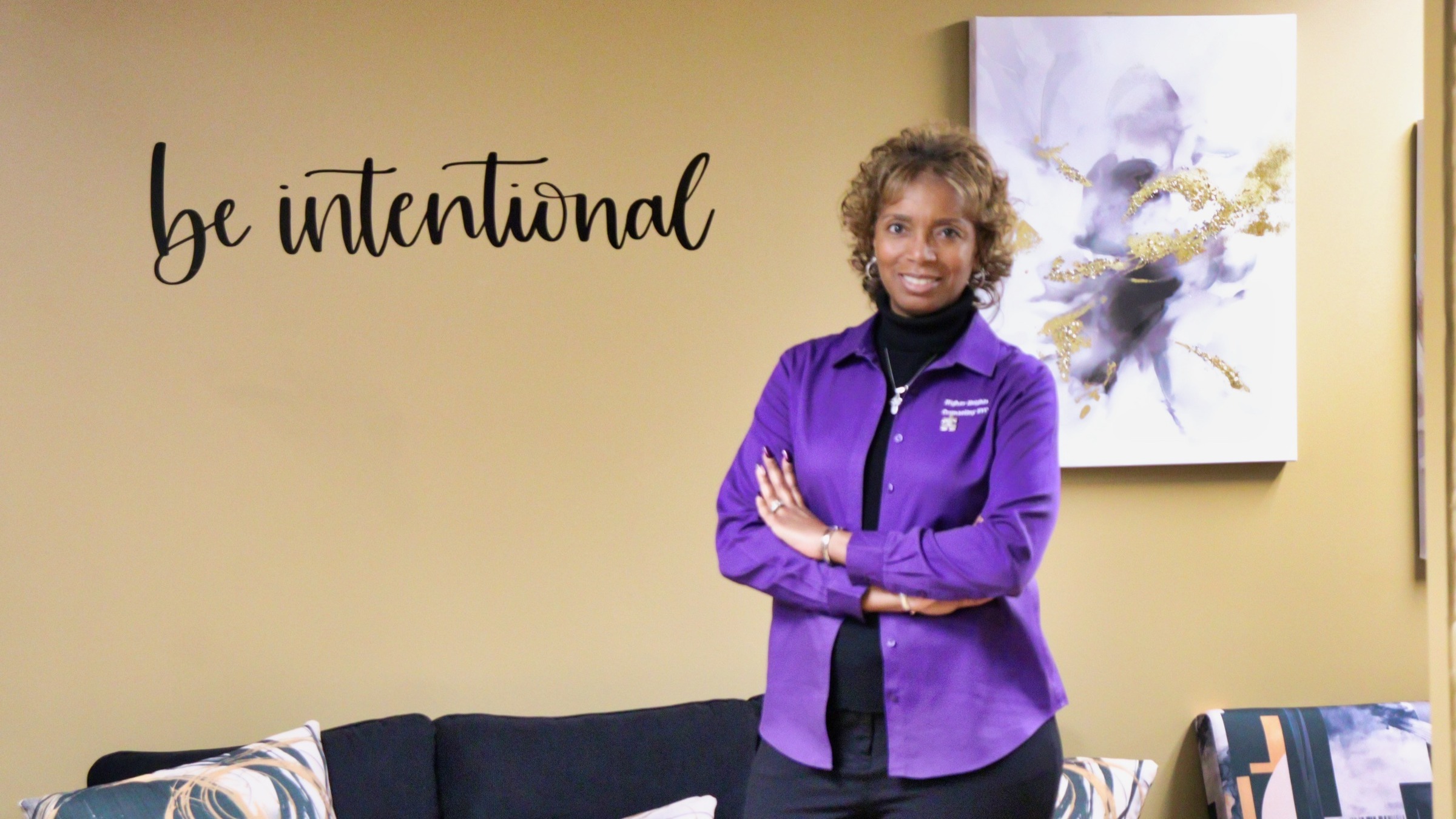 Be intentional in a counseling session with Catherine Miree at Higher Heights Counseling Services.