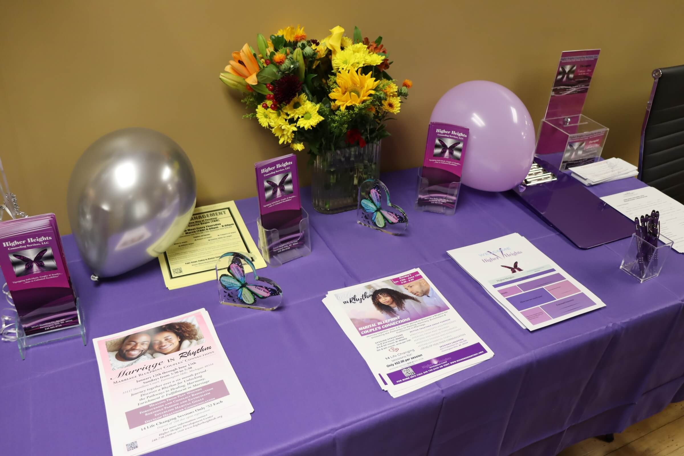 Higher Heights helps individuals, couples, families and offers group counseling services
