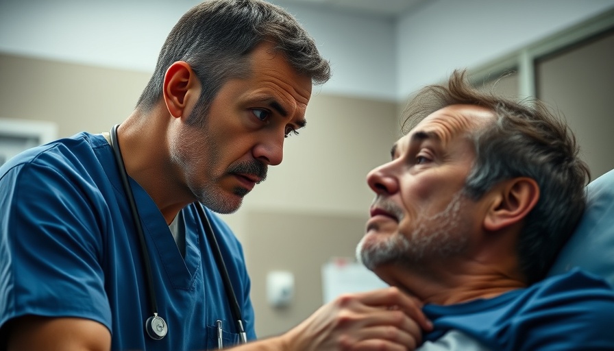 Squid Game Season 3 Injuries analyzed by male doctor in cinematic photo