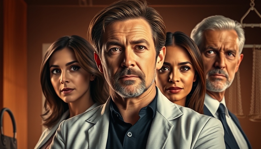 Medical malpractice TV legal insights drama with diverse expressions.