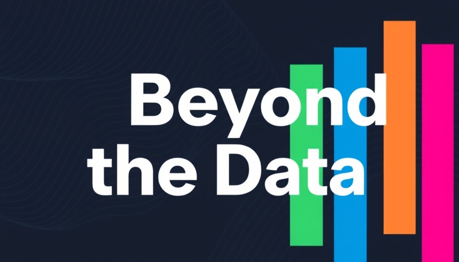 Graphic with 'Beyond the Data' title, colorful design.