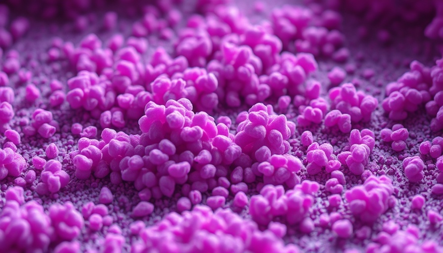 Purple bacteria, illustrating Colistin Meropenem Synergy, scientific view.