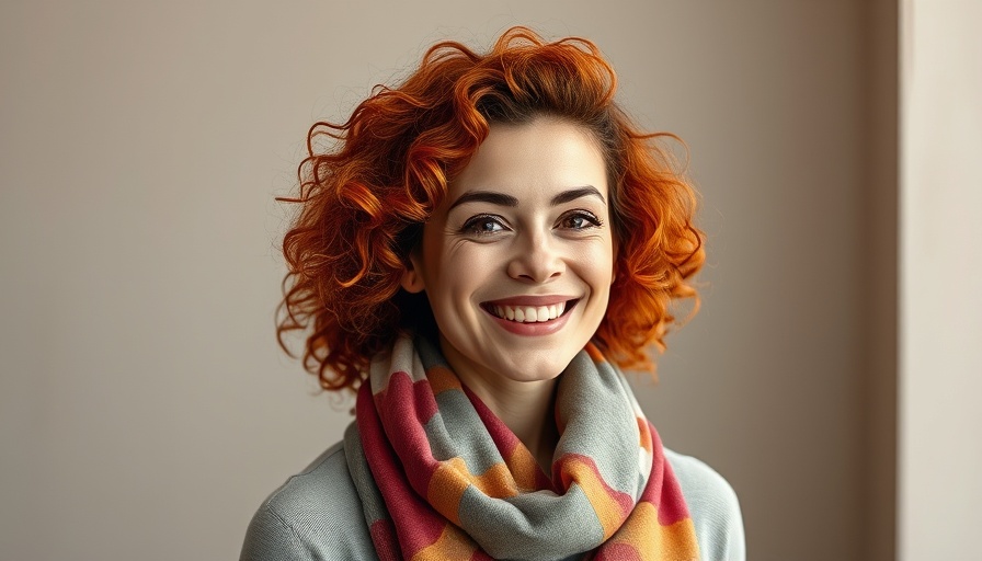 Woman smiling confidently, 'how to transform your life' theme.