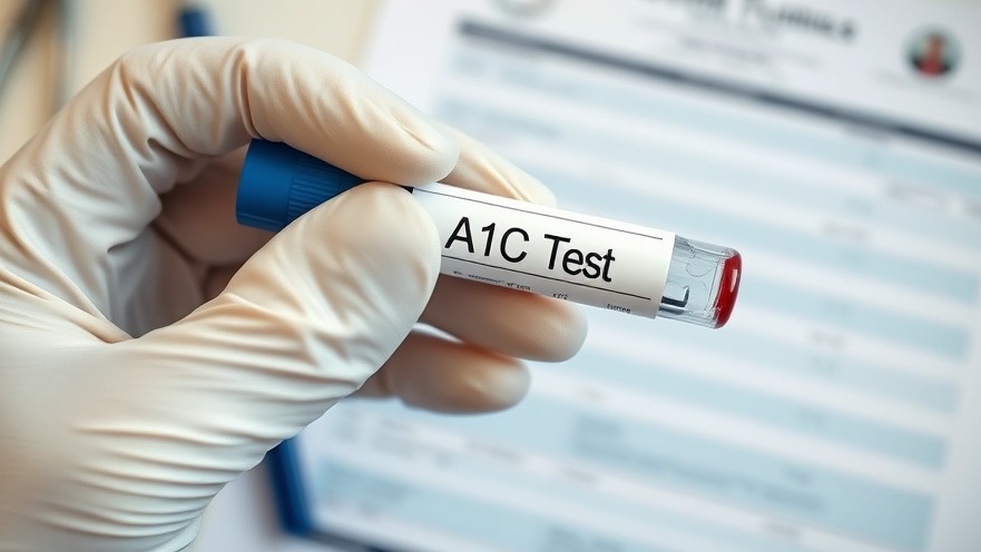 Diabetes Care Trends: Blood A1C test in a medical setting with education emphasis.