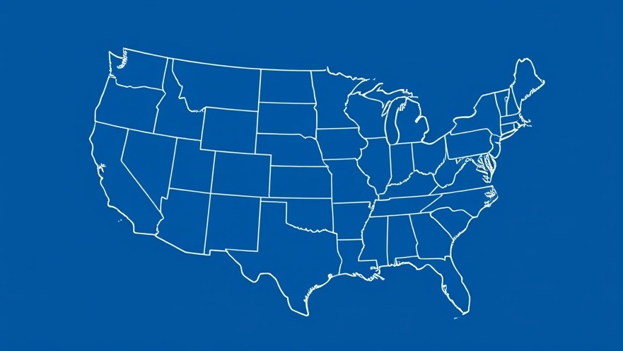 Map of the USA symbolizing healthcare access and community health impact.