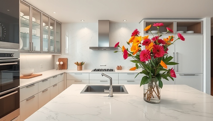 Elegant kitchen remodeling near me with marble countertops.