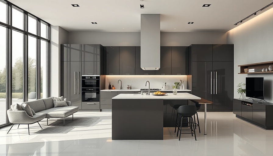Modern kitchen interior highlighting home remodeling service near me.