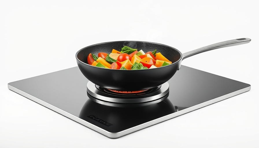 Sleek stainless steel cooktop with steaming vegetables for how to replace a cooktop.