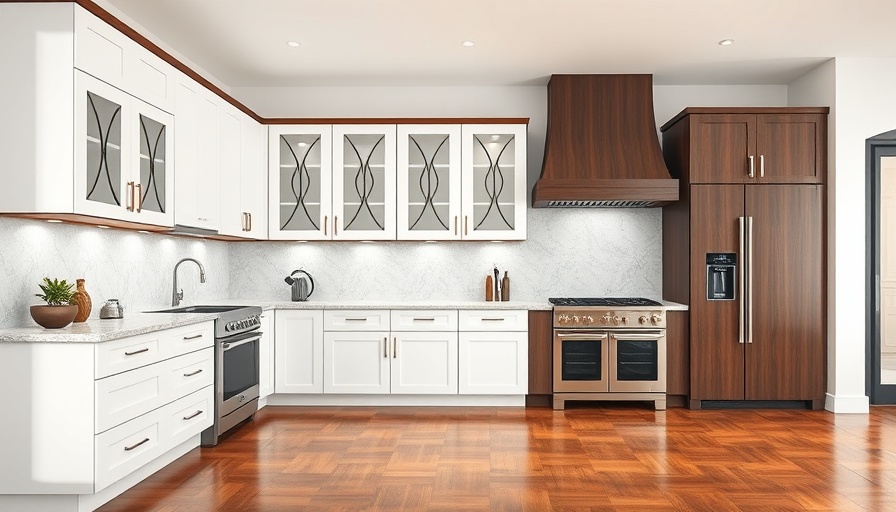 Modern kitchen design with elegant stove and marble countertops, 2025 kitchen remodeling trends.
