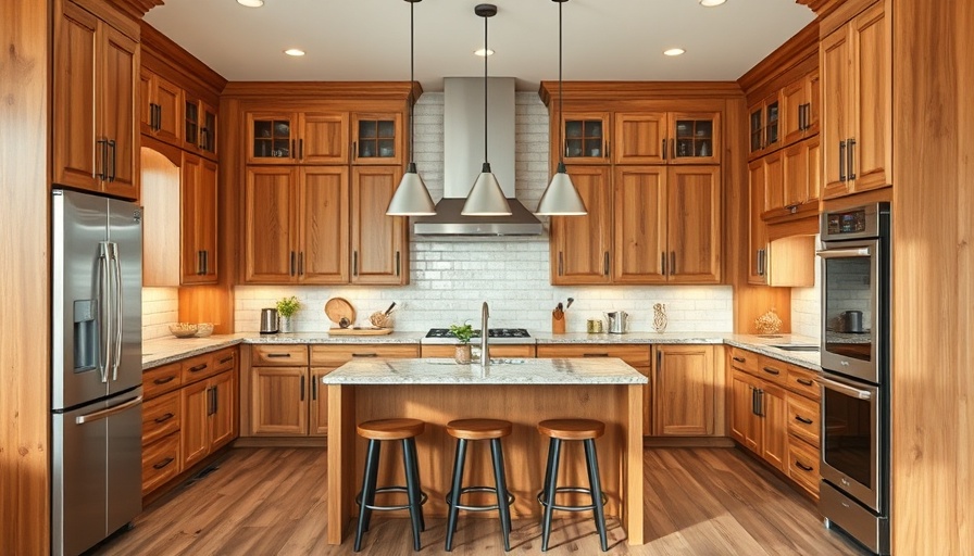 Custom kitchen cabinets benefits in rustic modern kitchen.