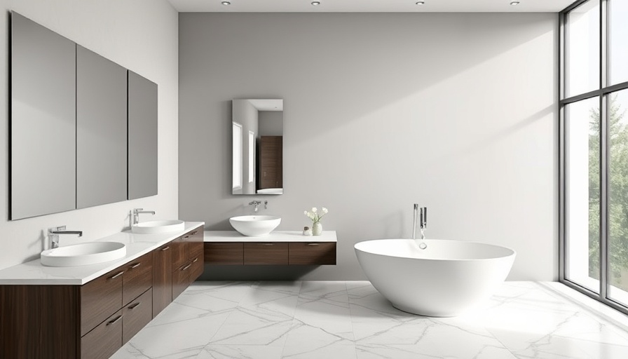 Elegant modern bathroom highlighting potential common design mistakes