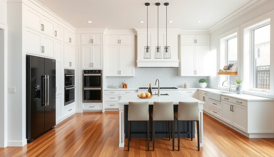 Modern kitchen highlighting butler's pantry benefits, bright and airy.