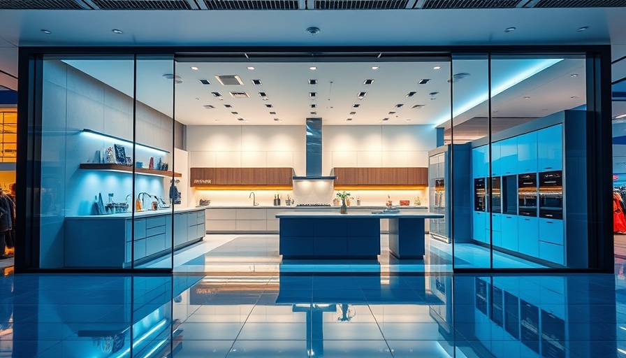 Modern kitchen showroom for kitchen remodeling near me.