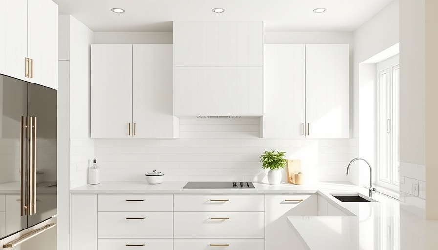 Minimalist wood hood kitchen design with white cabinets and natural decor.