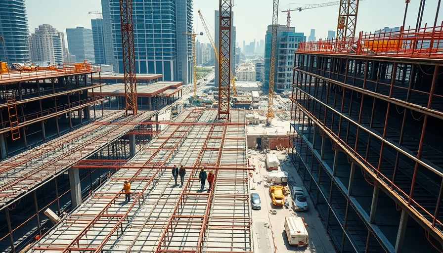 Construction site illustrating private construction project delays.