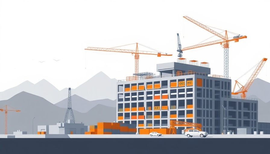 Modern construction site, building development, home remodeling service near me