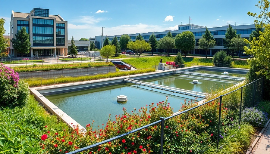 Texas water reuse project showcasing modern facility