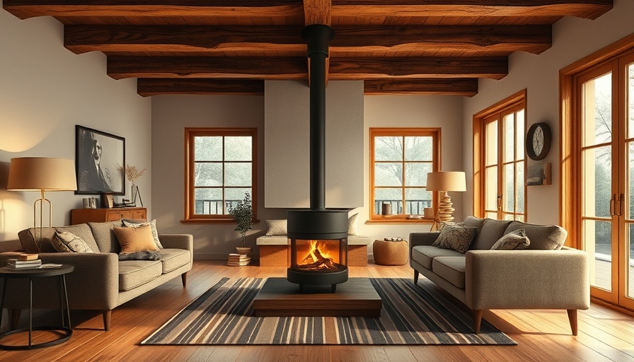 Cozy living room with modern furniture and warm natural light.